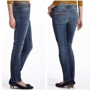 Anthropologie Holding Horses The Claire Straight Leg Jeans Sz 27